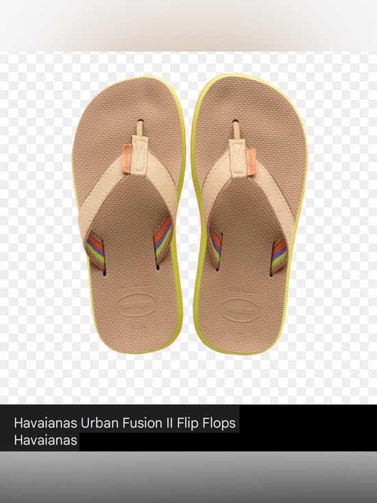 Havaianas Urban Fusion II Sandals NWT
Men\'s 8, Women’s 9/10, Tan/?/Multi main image 5